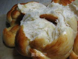 卷花面包的做法步骤:11