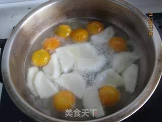 金桔糍粑汤的做法步骤:5
