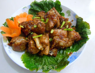 糖醋排骨的做法步骤:12