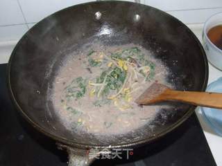 黄豆芽豆渣糊的做法步骤:7