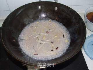 黄豆芽豆渣糊的做法步骤:5