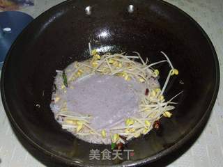 黄豆芽豆渣糊的做法步骤:4