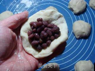 蜜红豆小排包的做法步骤:3