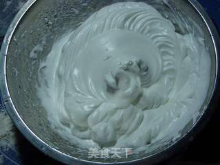 蜜豆奶油蛋糕卷的做法步骤:4