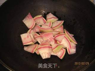 蚝汁烧萝卜的做法步骤:3