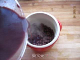 蜜豆黑米糊的做法步骤:5