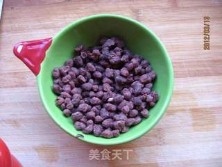 蜜豆黑米糊的做法步骤:4