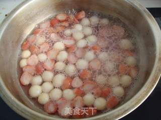 草莓小圆子的做法步骤:7