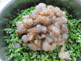 虾仁韭菜饺的做法步骤:6