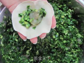 虾仁韭菜饺的做法步骤:11