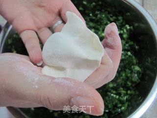 虾仁韭菜饺的做法步骤:13
