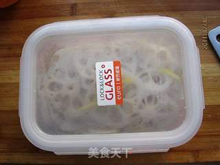 柠檬脆藕的做法步骤:9