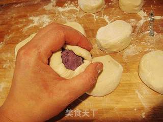 紫薯馒头的做法步骤:5