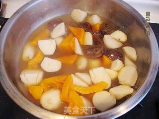 南瓜蜜枣炖芋头的做法步骤:8