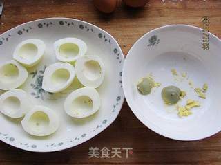 煎酿鸡蛋肉丸的做法步骤:4