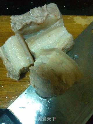 再做回锅肉的做法步骤:3