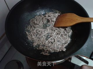 茶树菇炒牛肉的做法步骤:8