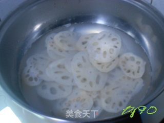 缤纷一盘【清炒藕片】的做法步骤:6