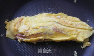 火腿奶酪鸡蛋卷的做法步骤:10