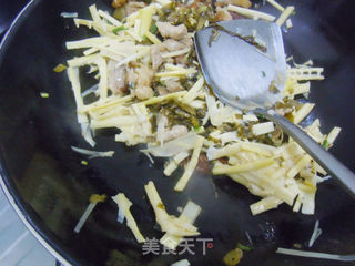 彩色肉笋丝的做法步骤:10