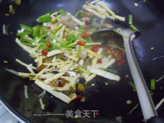 彩色肉笋丝的做法步骤:11