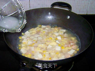 鲜虾豆腐汤的做法步骤:10