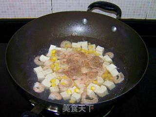 鲜虾豆腐汤的做法步骤:8