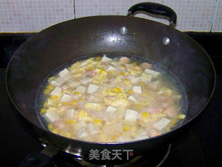 鲜虾豆腐汤的做法步骤:11