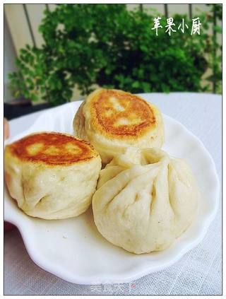 菠菜贝丁鲜肉生煎包的做法步骤:12