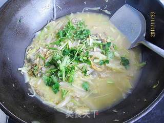 白菜炖裙边的做法步骤:8