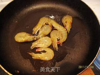 大白菜炖虾的做法步骤:3