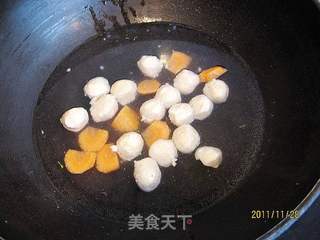西兰花鸡丸汤的做法步骤:4
