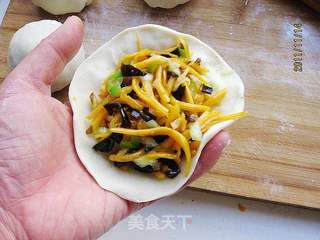 南瓜丝馅饼的做法步骤:8