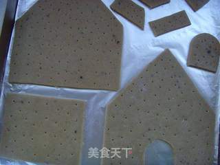 【食尚擂台烘焙赛区】:最甜美的房子---圣诞姜饼屋的做法步骤:8