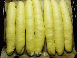 蓝莓果酱长排面包的做法步骤:8