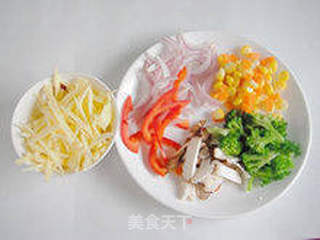 【黄金饼底米饭披萨】--- 一碗剩饭的再次华丽转身的做法步骤:10