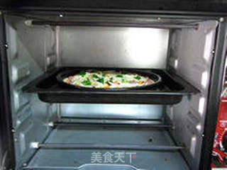 【黄金饼底米饭披萨】--- 一碗剩饭的再次华丽转身的做法步骤:17