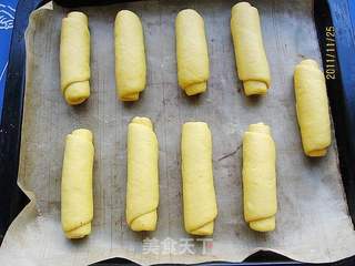 南瓜奶酥小面包的做法步骤:4