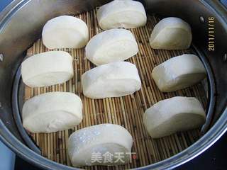 玉米面刀切馒头的做法步骤:5