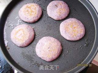 紫薯红糖饼的做法步骤:6