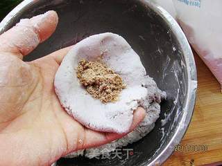 紫薯红糖饼的做法步骤:3