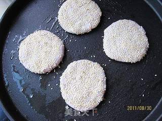 紫薯糯米饼的做法步骤:7