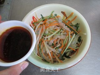 凉拌海蜇丝的做法步骤:6