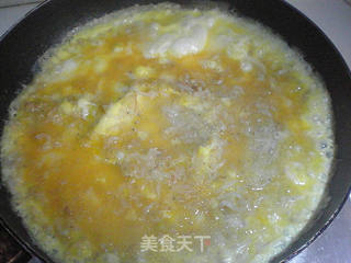 香根银鱼跑蛋的做法步骤:5