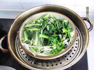 葱油小白菜的做法步骤:7