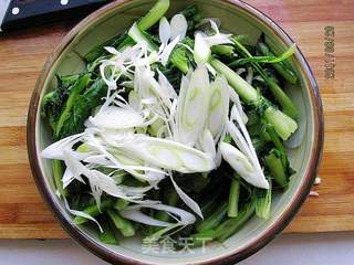 葱油小白菜的做法步骤:5