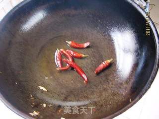 河豚肉炒白菜的做法步骤:4