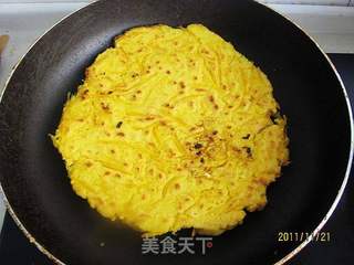 玉米南瓜饼的做法步骤:8