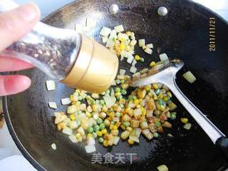 什锦河豚肉丁的做法步骤:6