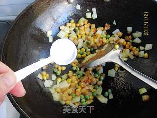 什锦河豚肉丁的做法步骤:5